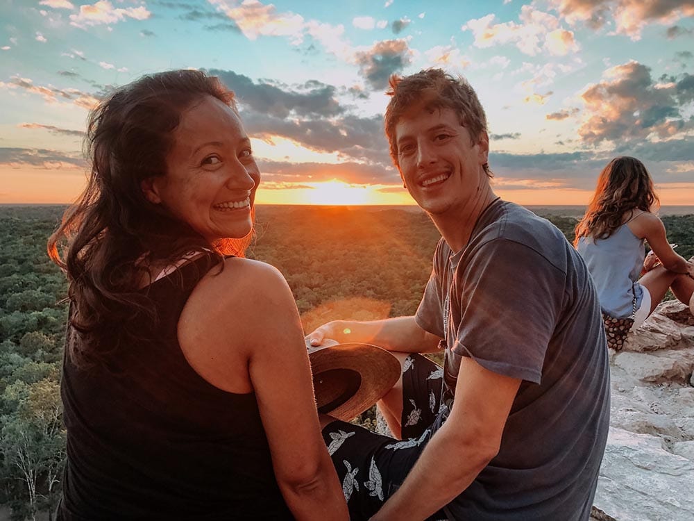 Exploring Coba Mayan Ruins After Dark